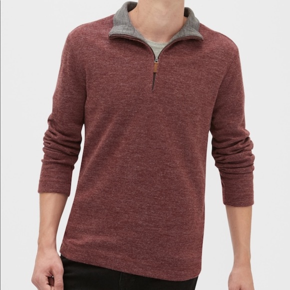 Banana Republic - Half Zip Sweater - Picture 1 of 8